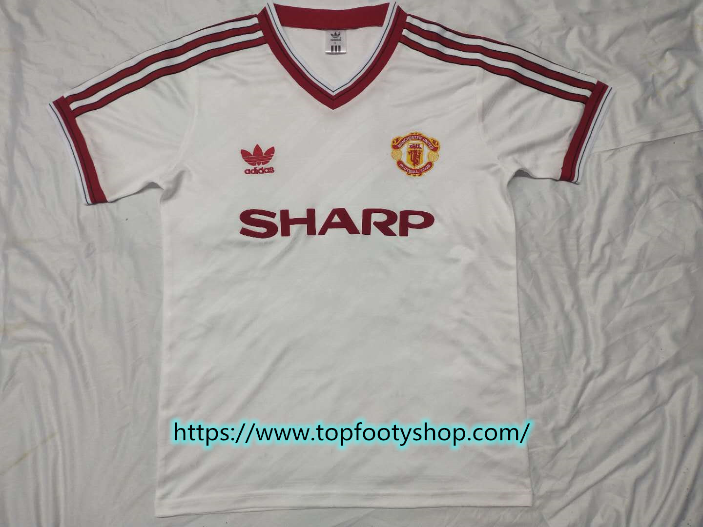 1986 Manchester United white Retro