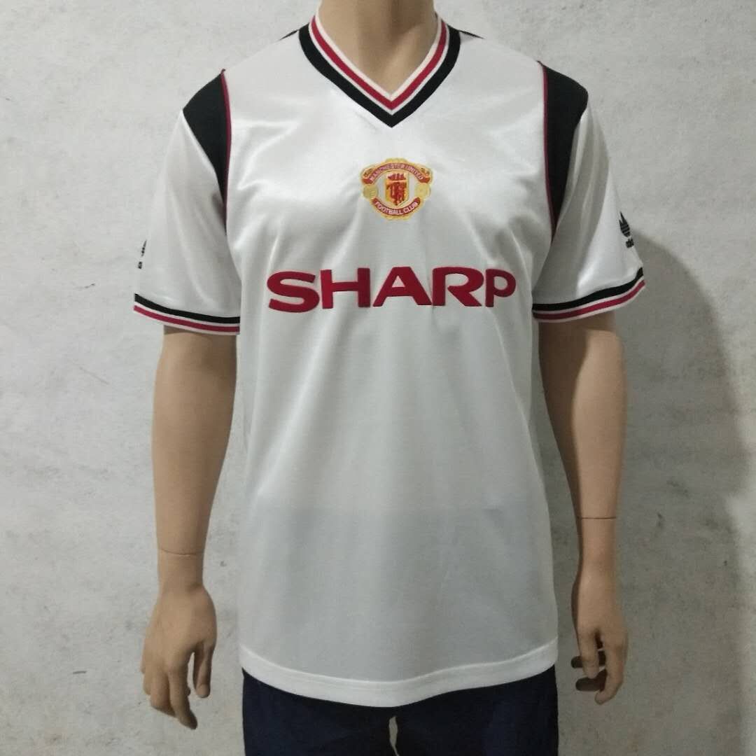 1985 Manchester United white Retro