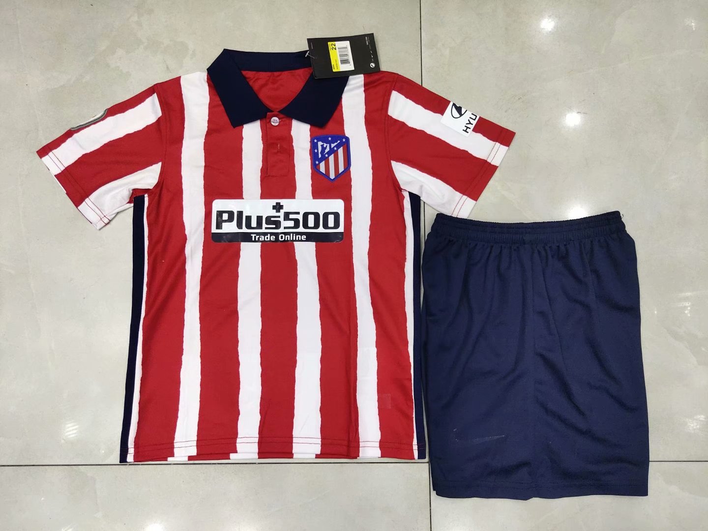 No stock 2020-2021 ATLETICO MADRID HOME KIDS kit 