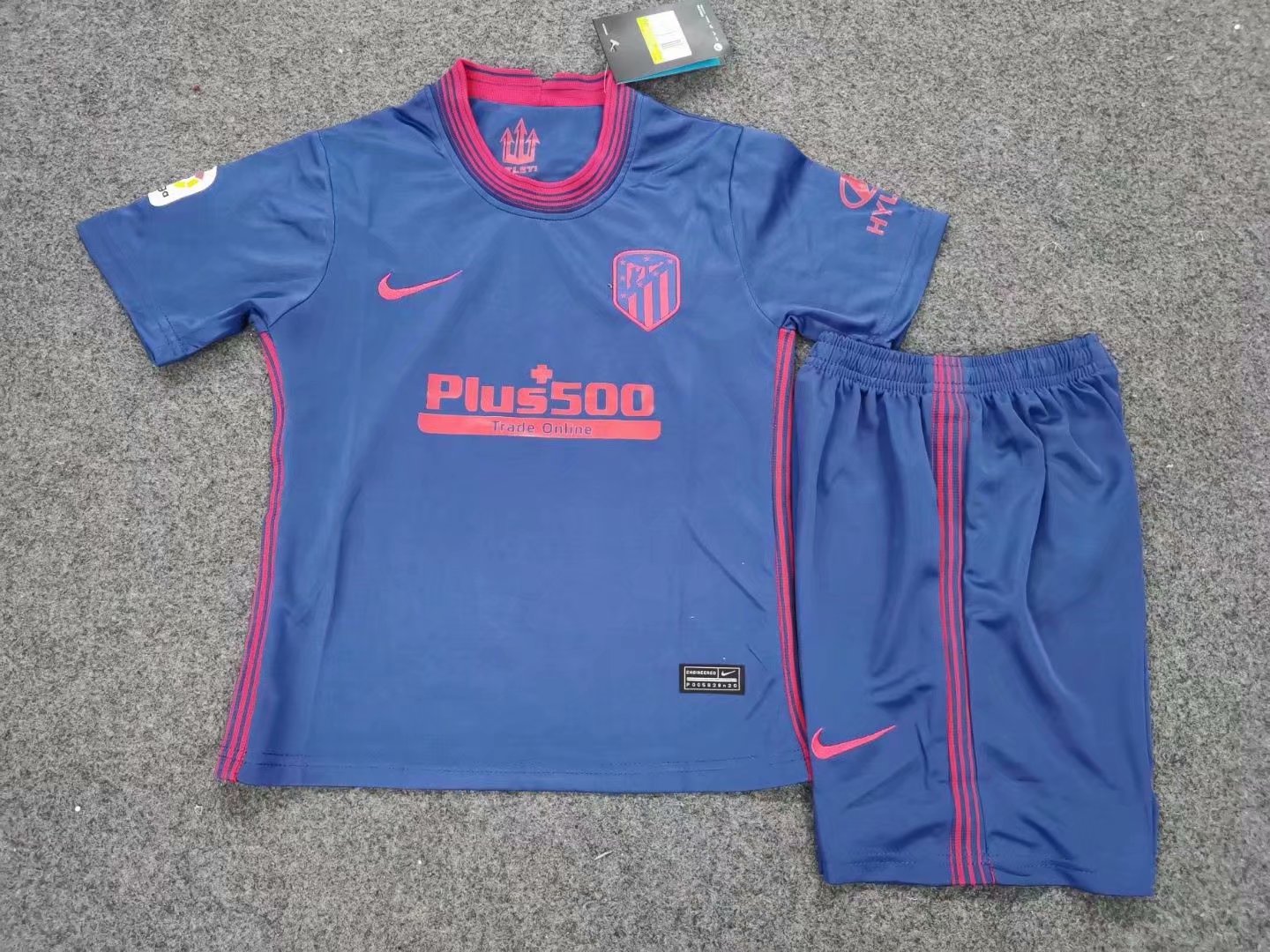 No stock 2020-2021 ATLETICO MADRID AWAY KIDS kit 