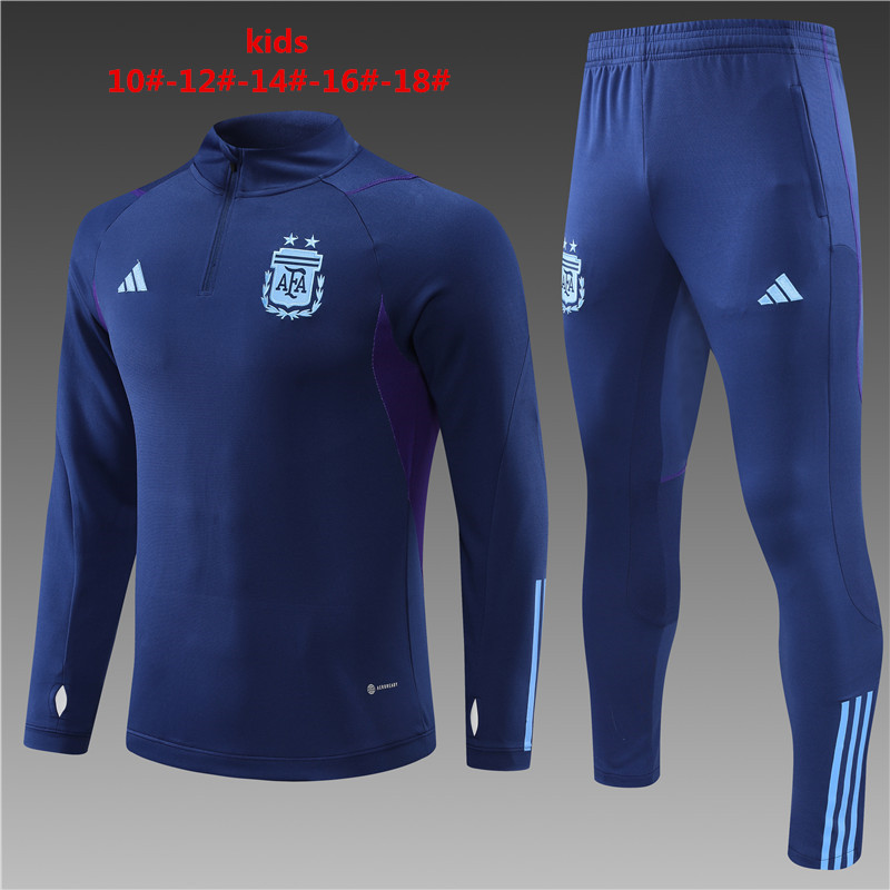 2022/2023 Argentina kids kit Training suit 