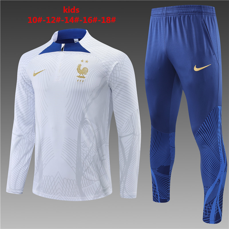 2022/2023 France kids kit Training suit