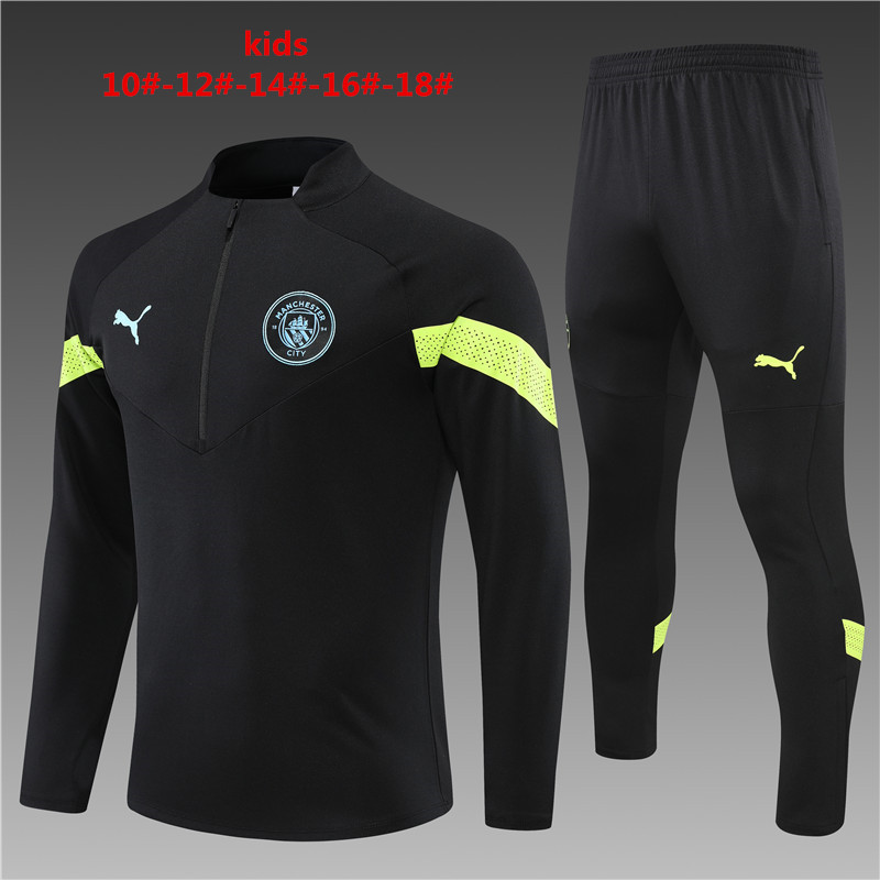 2022-2023 Manchester city kids kit Training clothes