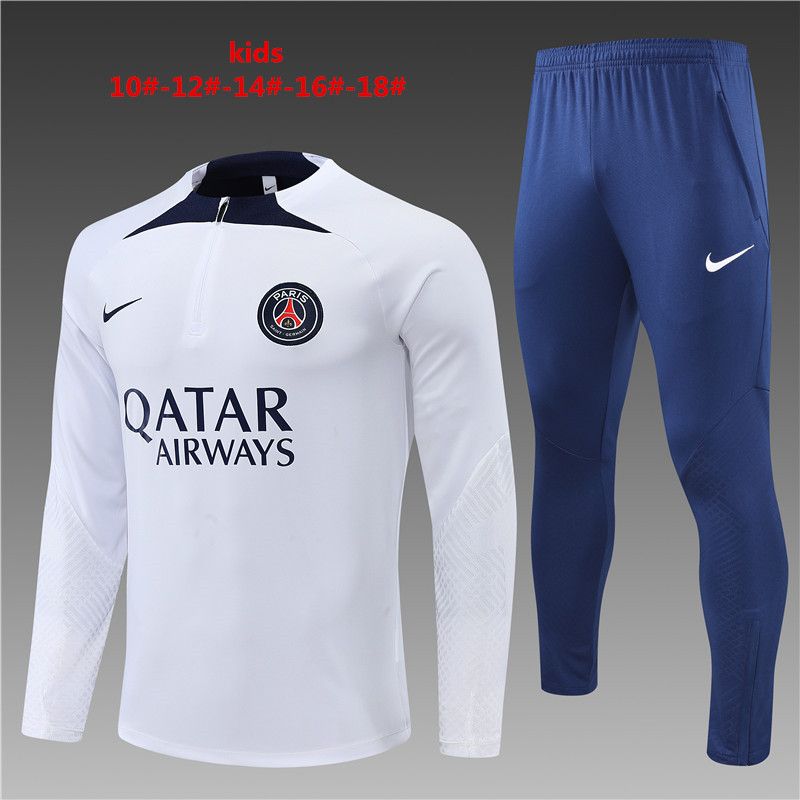 2022-2023 Paris Saint Germain kids suit training PSG