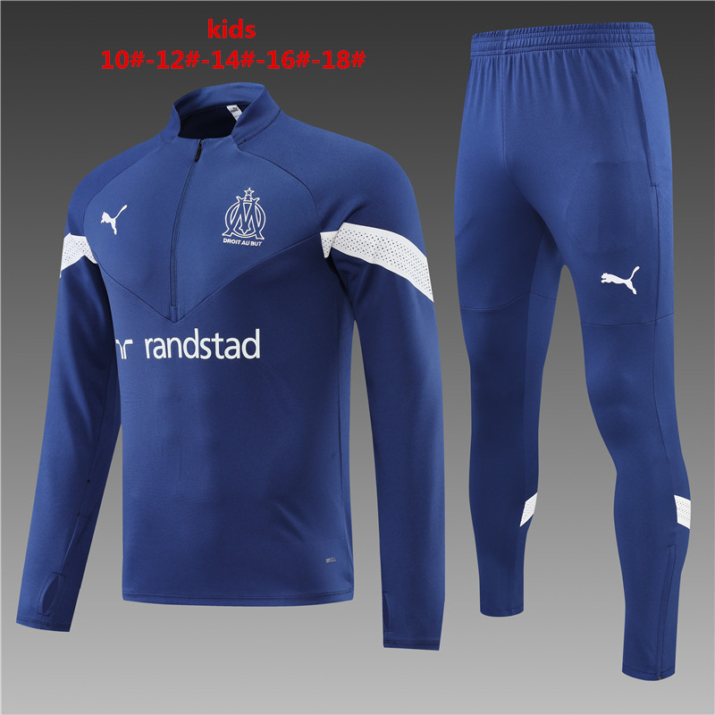2022-2023 Marseille kids kit Training clothes