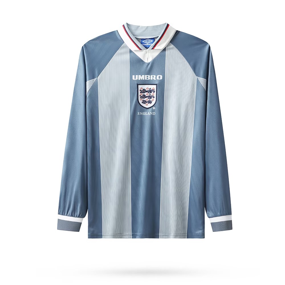 1996 England home long sleeved Retro