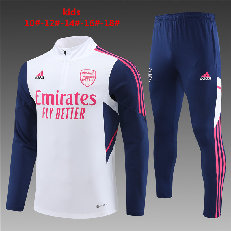 2022/2023 Arsenal Long sleeve half-pull training suit kid