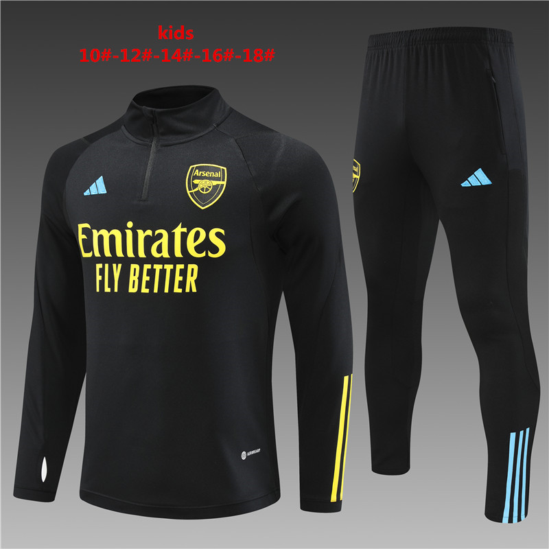 2023-2024 Arsenal half-pull training suit kids