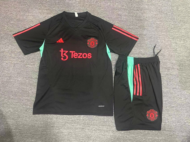 2023-2024 Manchester United Training clothes   adult  kit  With pockets