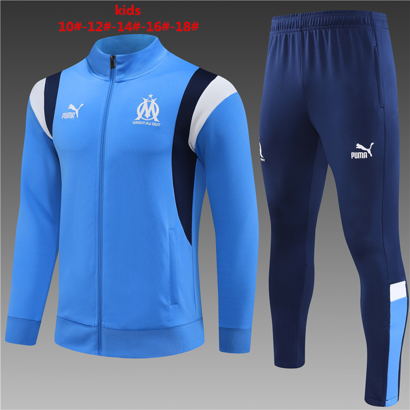 2023-2024  Marseille  kids kit Training clothes  JACKET