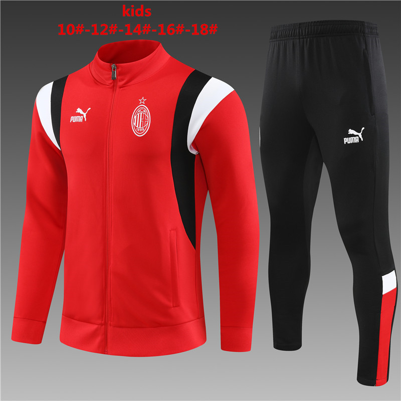 2023-2024 AC MILAN kids  Training Suit Set JACKET 