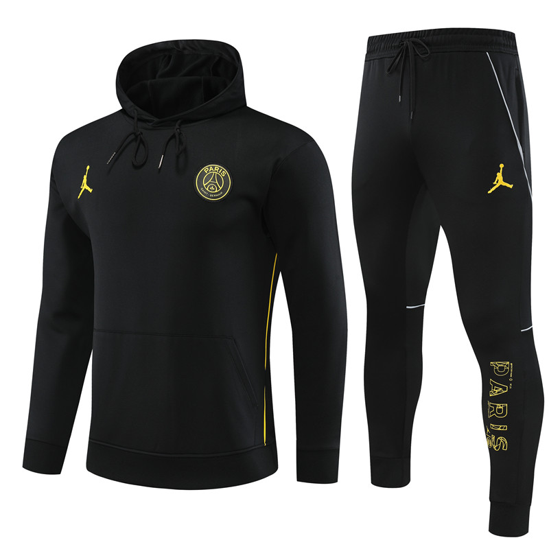 2023-2024 Paris Saint Germain Hooded and plush sweater set psg adult