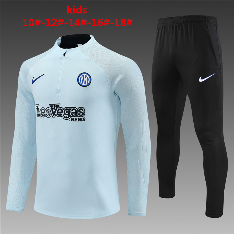 2023-2024  Inter Milan kids football training clothes 