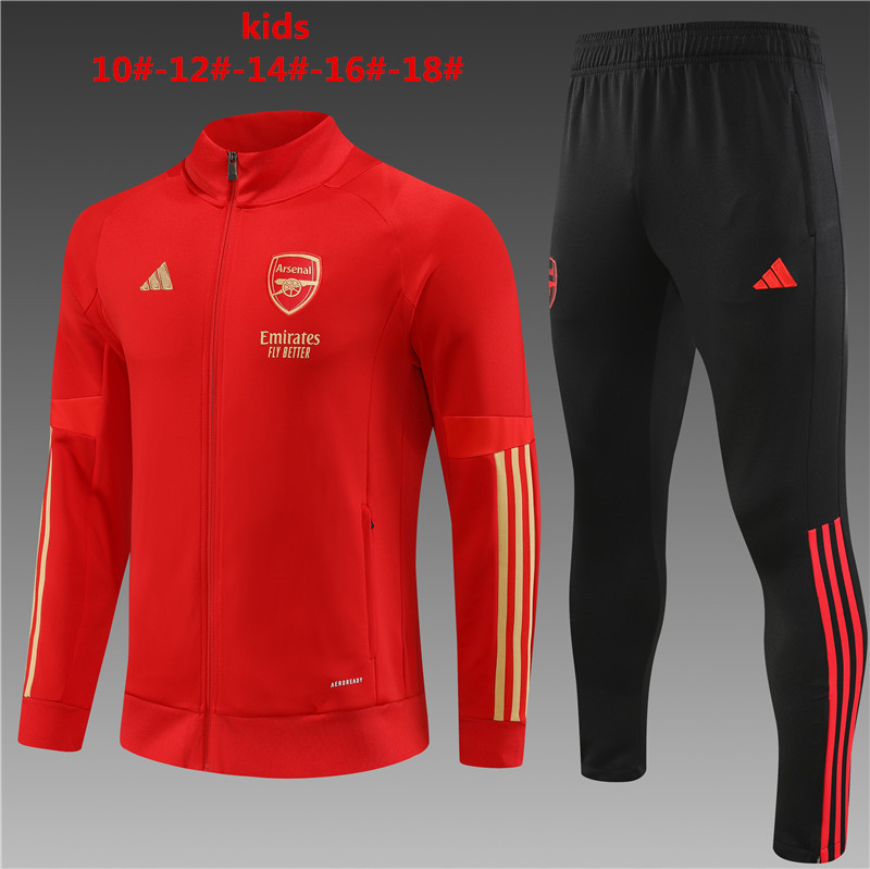 2023-2024 Arsenal Kids kit training suit Jacket