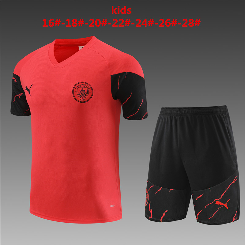 2023/2024 Manchester City away kids kit  Training clothes
