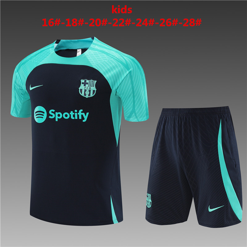 2023 -2024  FC Barcelona away kids   Training clothing