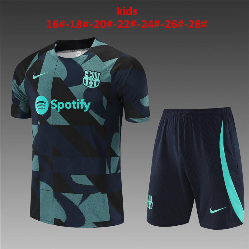 2023 -2024  FC Barcelona away kids   Training clothing