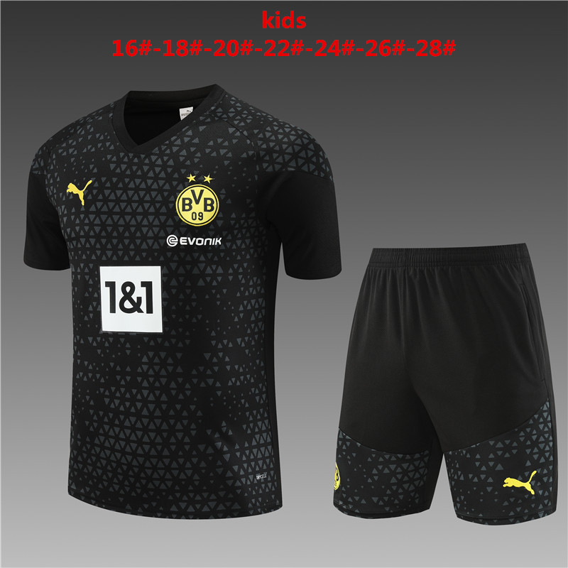 2023-2024 Borussia Dortmund HOME KIDS kit 
