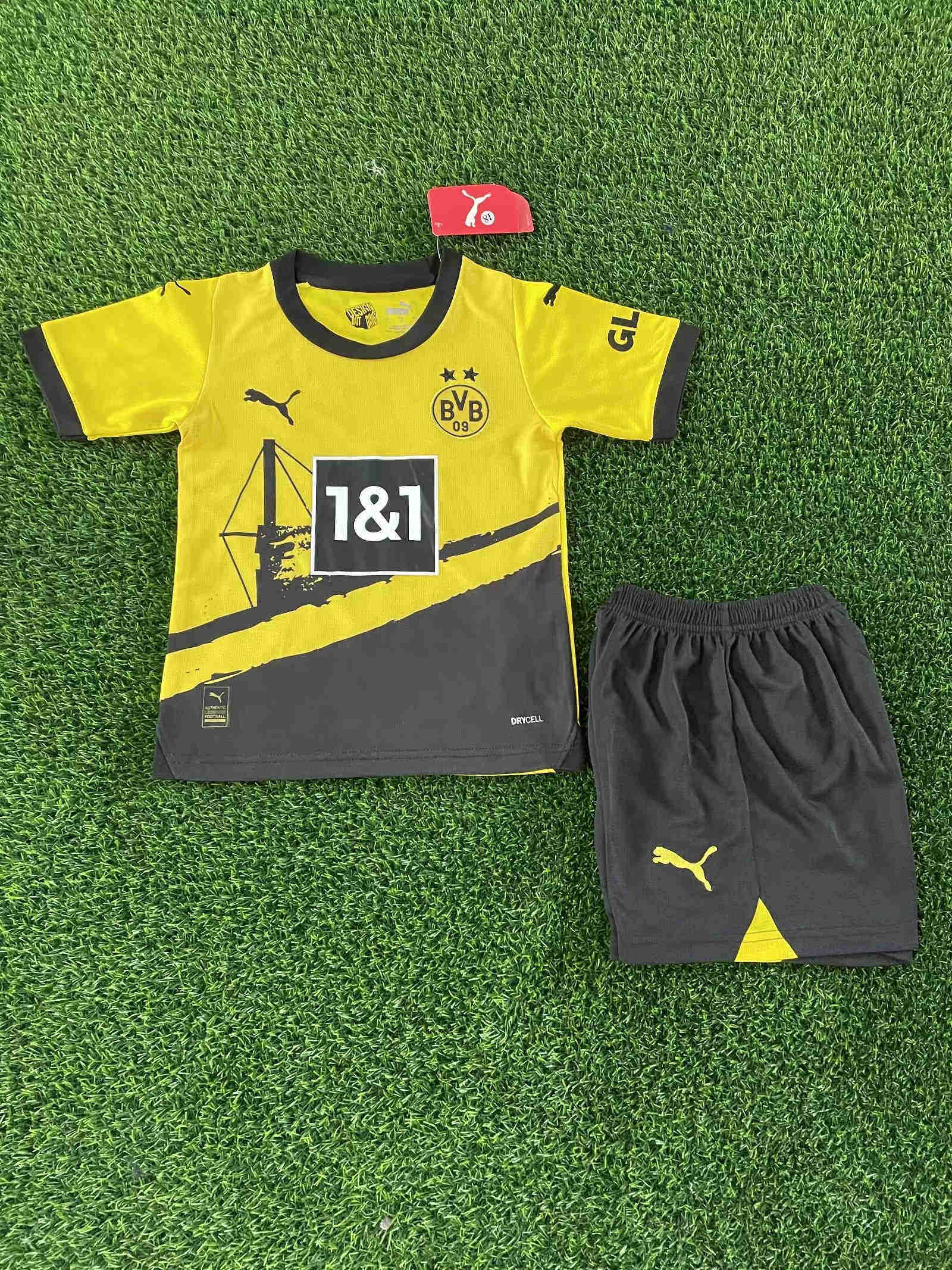 2023-2024 Borussia Dortmund HOME KIDS kit 