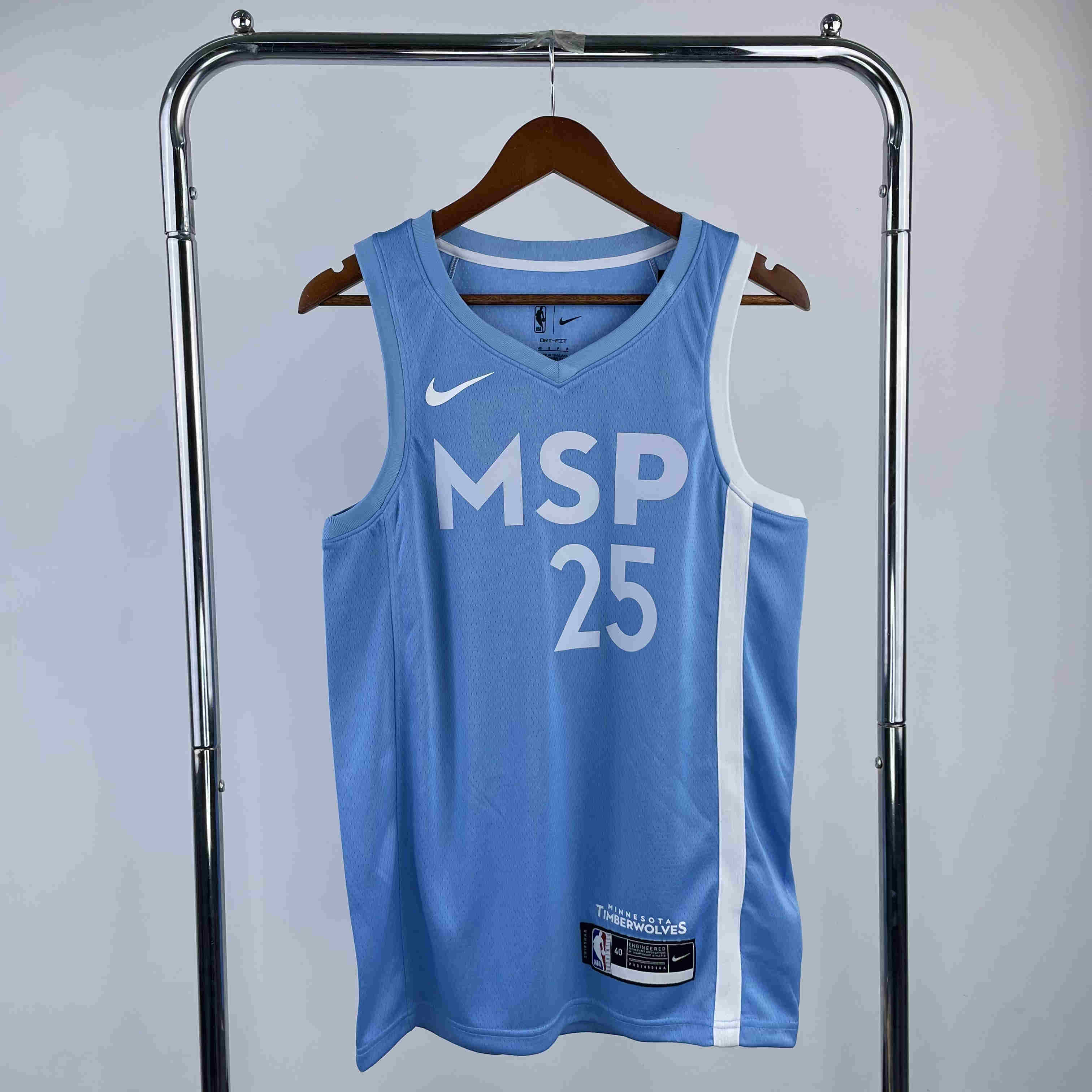 Minnesota Timberwolves NBA Jersey Rose 25