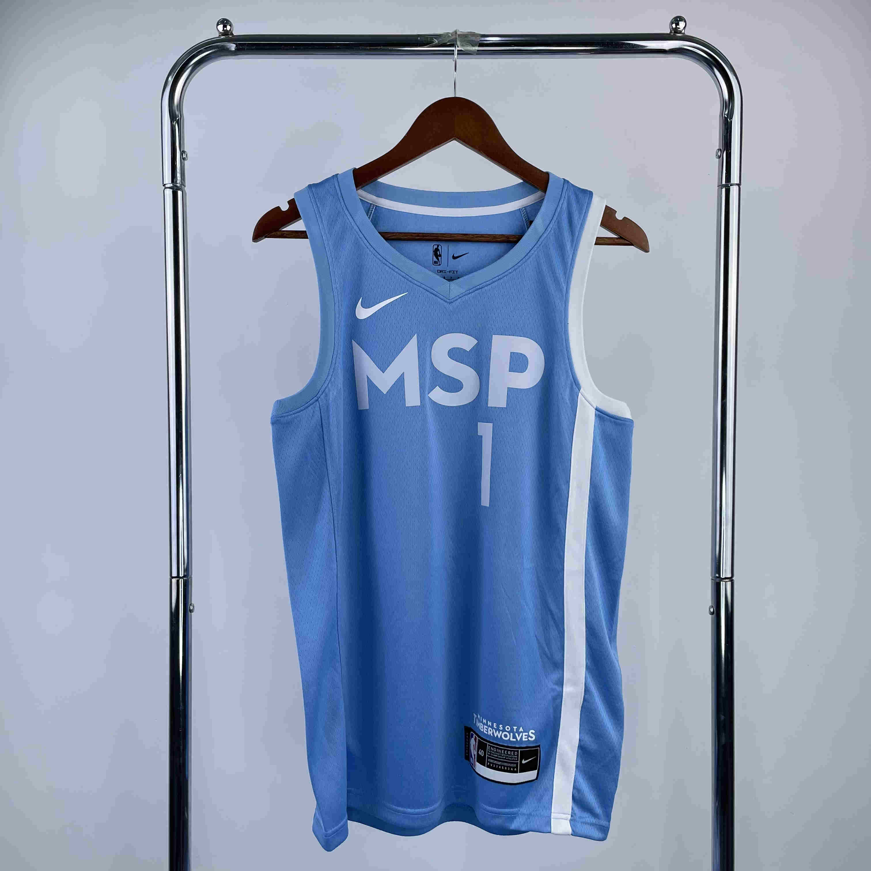 Minnesota Timberwolves NBA Jersey Edwards 1