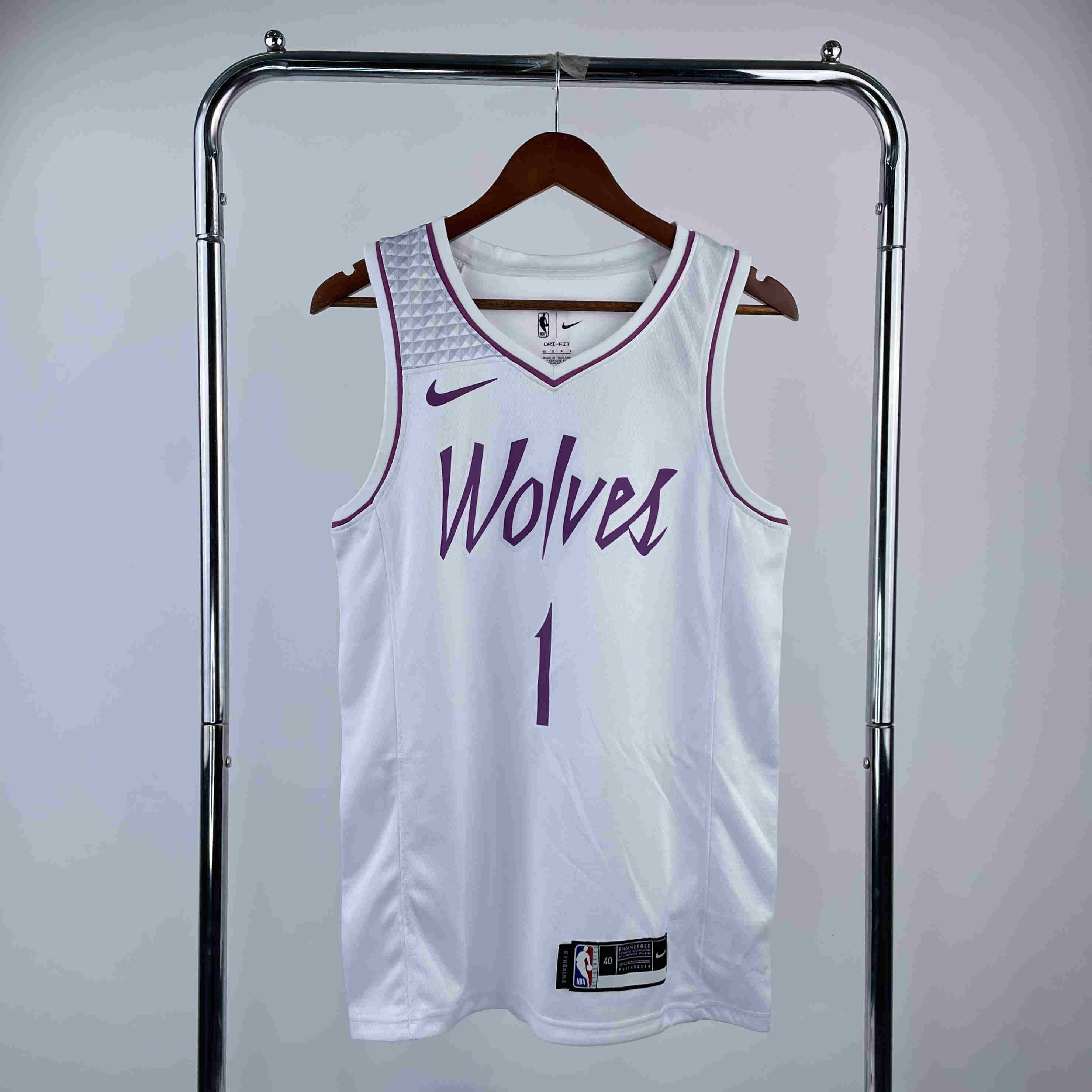 Minnesota Timberwolves NBA Jersey Edwards 1