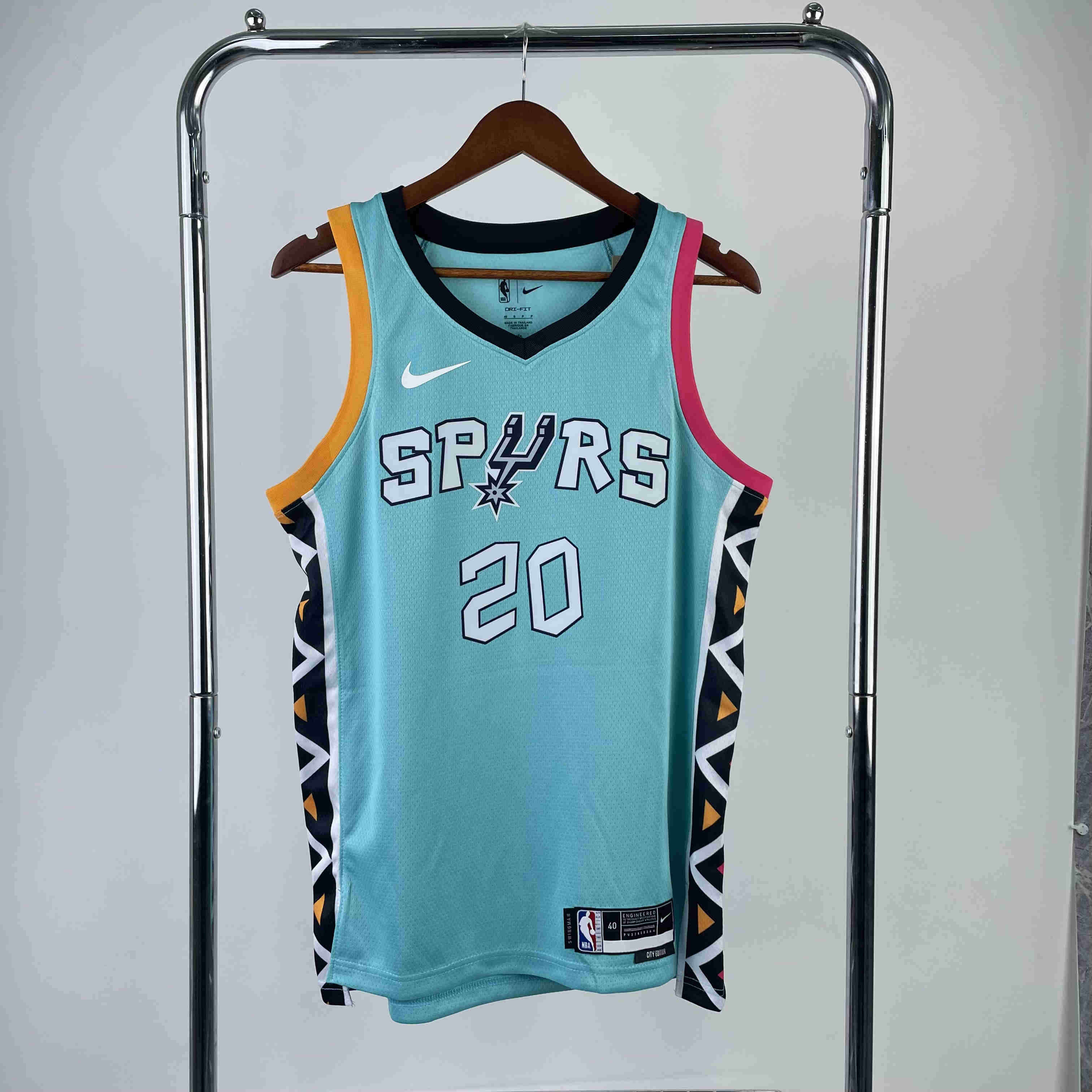 San Antonio Spurs NBA Jersey Ginóbili 20