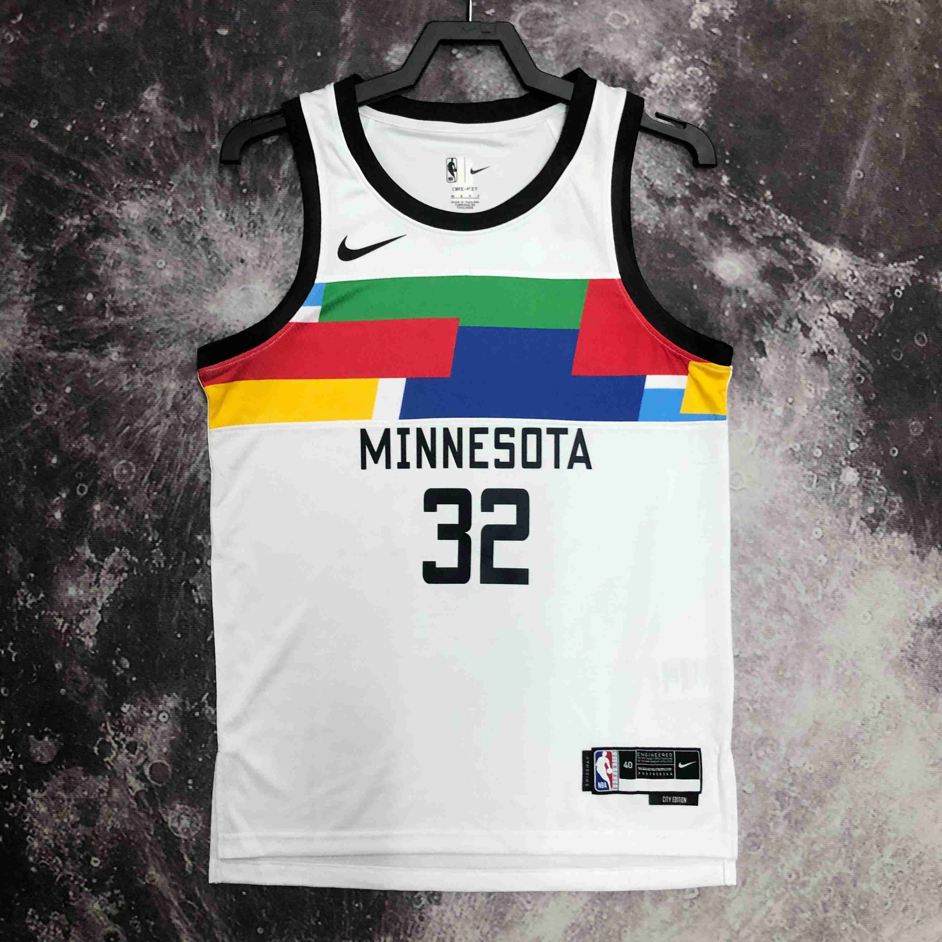 Minnesota Timberwolves NBA Jersey towns 32