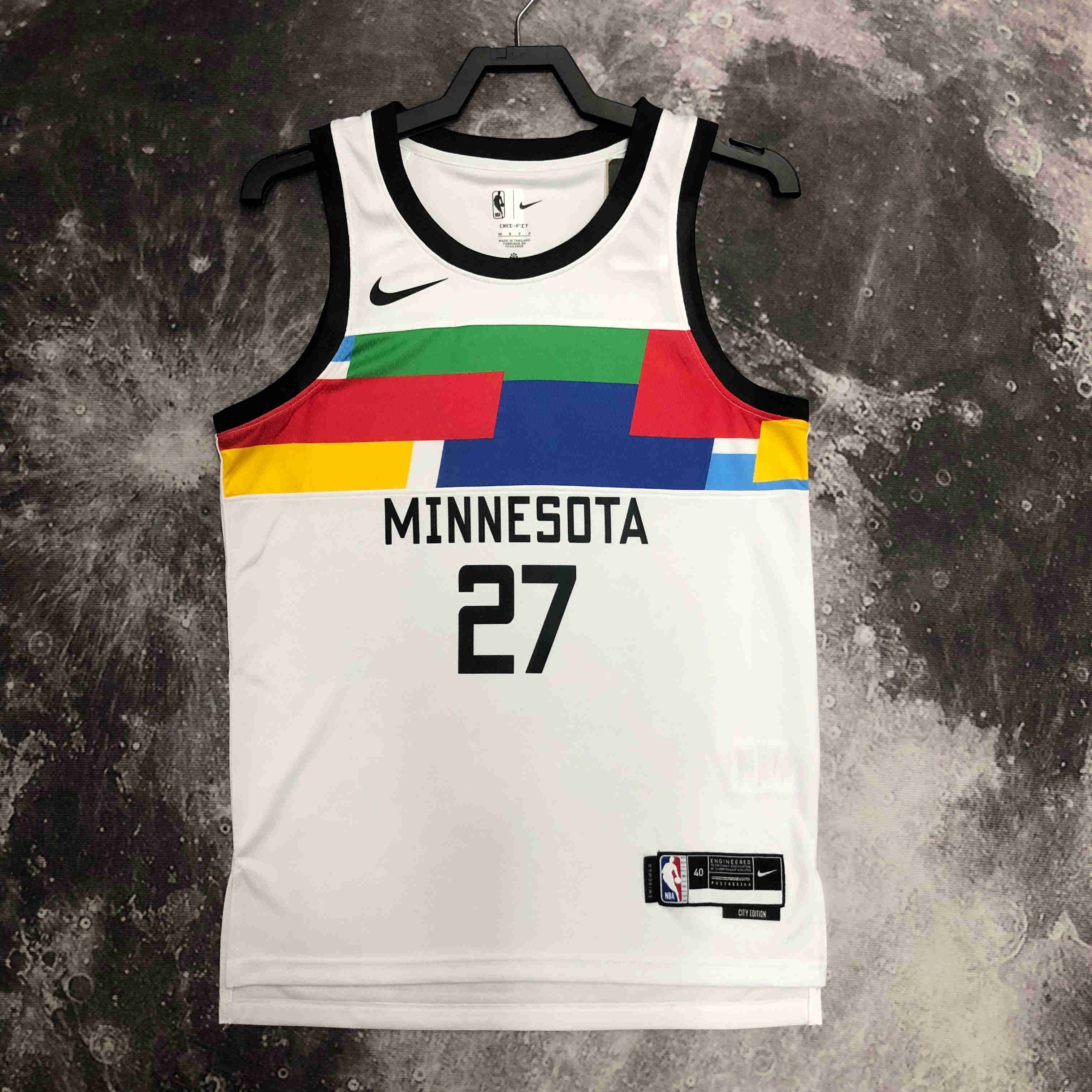 Minnesota Timberwolves NBA Jersey Gobert 27