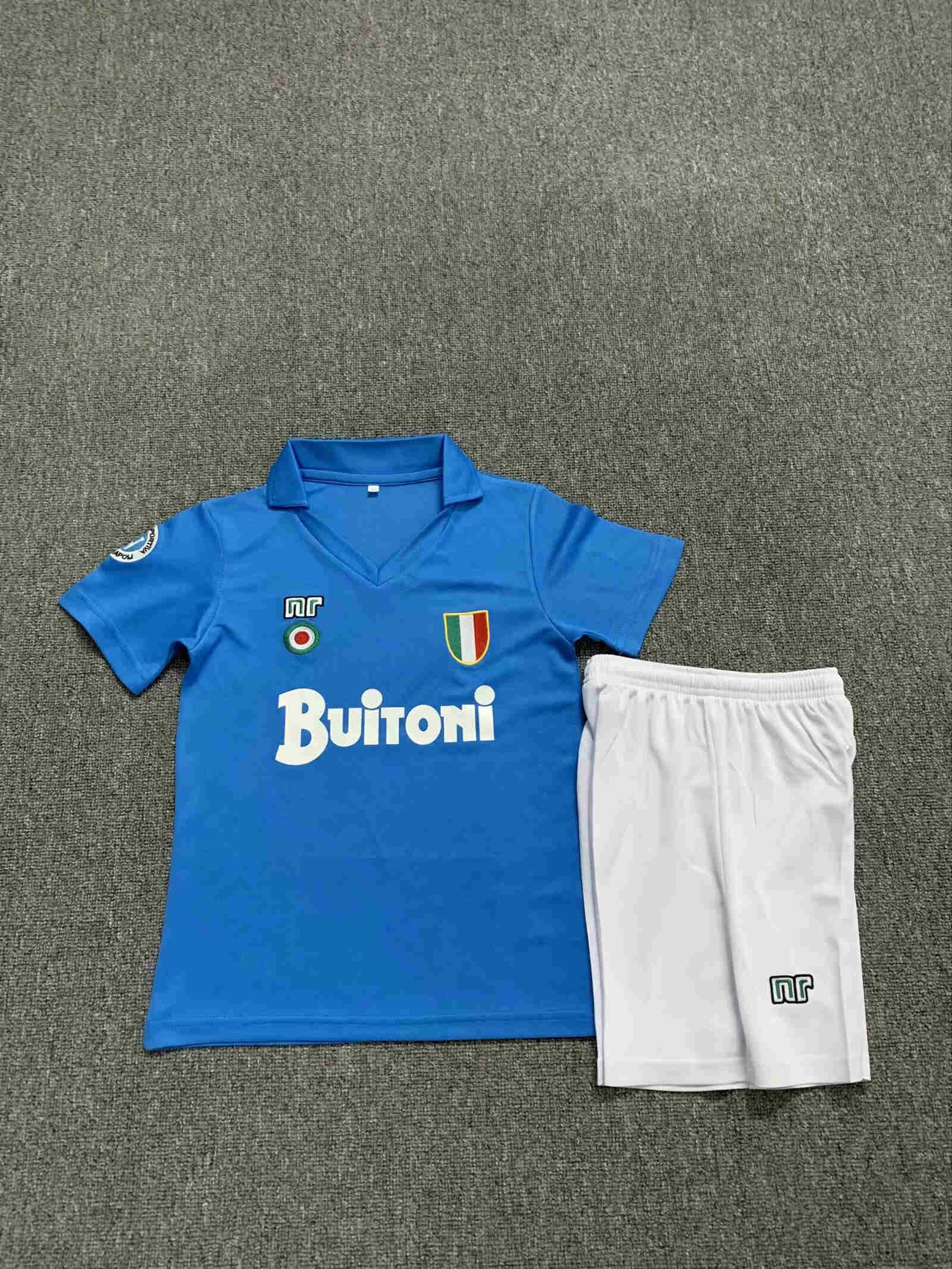 1987-1988  Napoli   home kids 