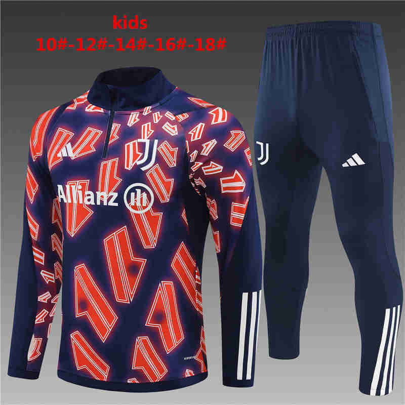 2023-2024 Juventus kids suit football training suit 