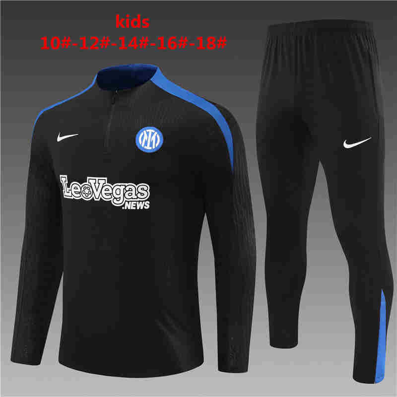 2024-2025  Inter Milan kids football training clothes 
