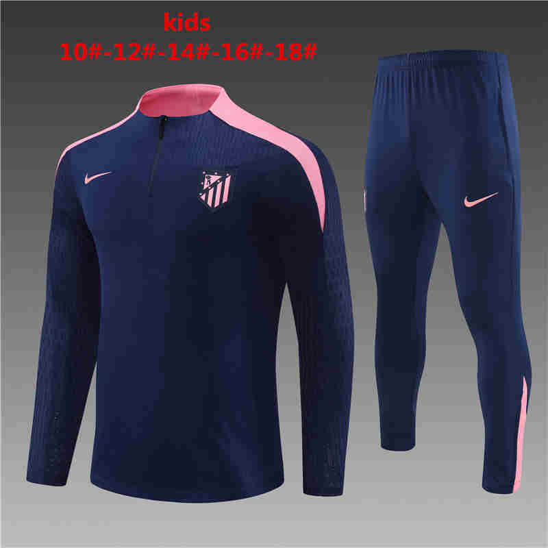 2024-2025  Atletico Madrid kids kit training suit  
