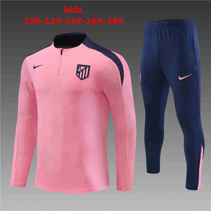 2024-2025  Atletico Madrid kids kit training suit  