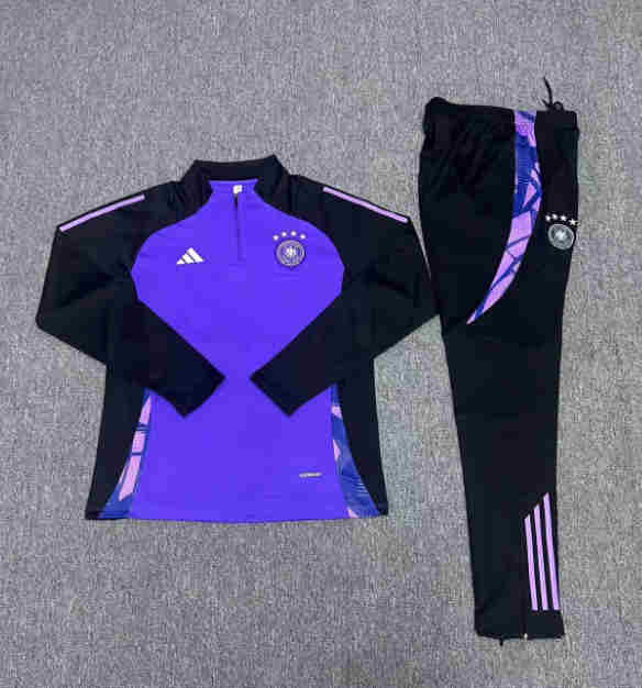 2023-2024 Argentina   Long sleeved half pull training suit  adult