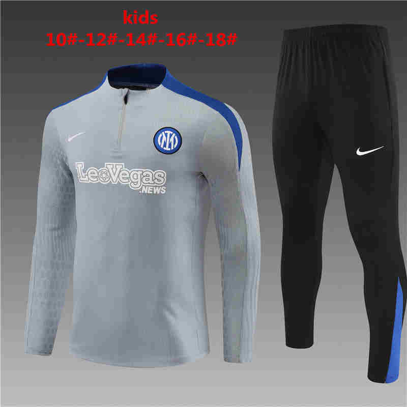 2024-2025  Inter Milan kids football training clothes 