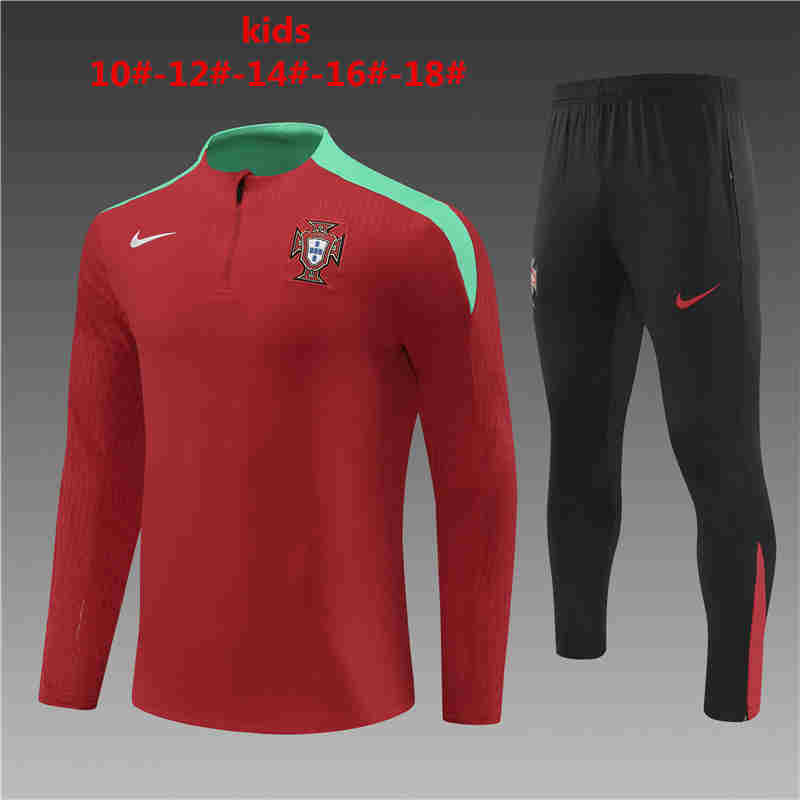 2024/2025 Portugal Kids Training  Set Jacket