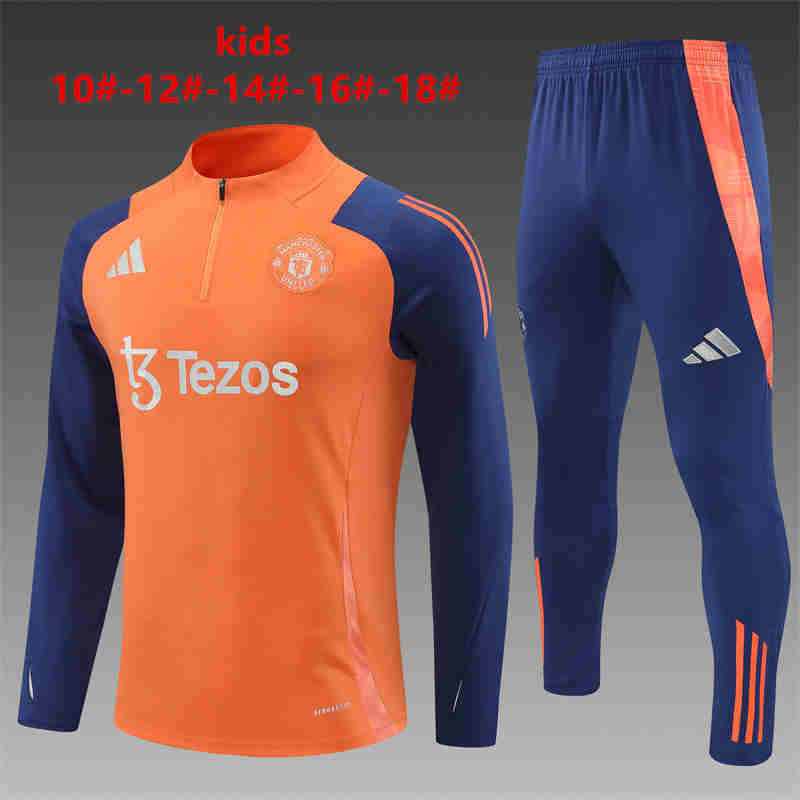 2024-2025 Manchester united kids kit Training clothes 