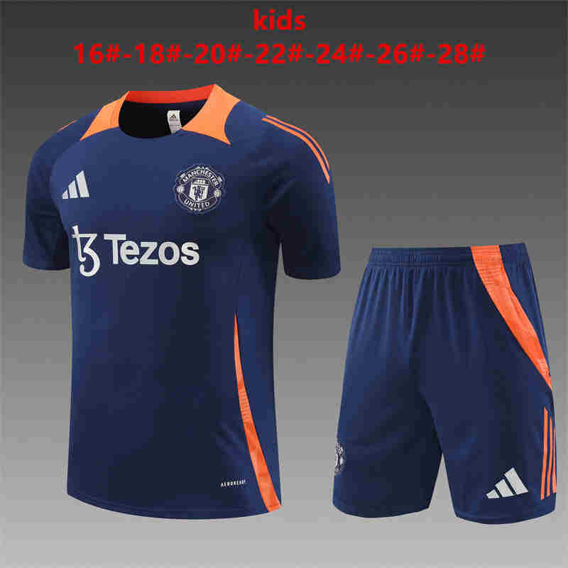 2024-2025 Manchester united kids kit Training clothes 