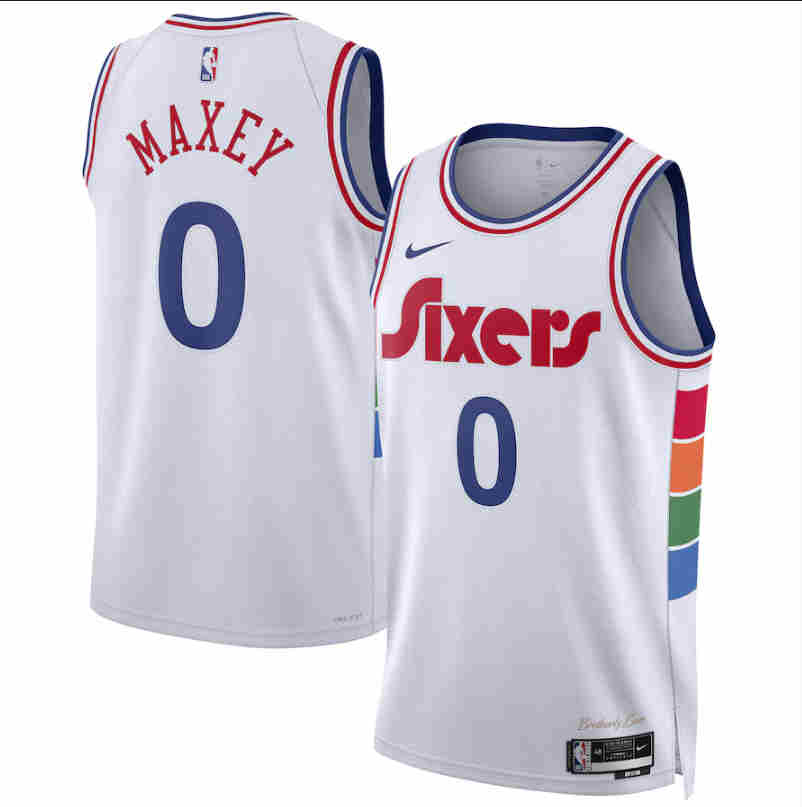 Philadelphia  76ers  NBA Jersey NO. 0