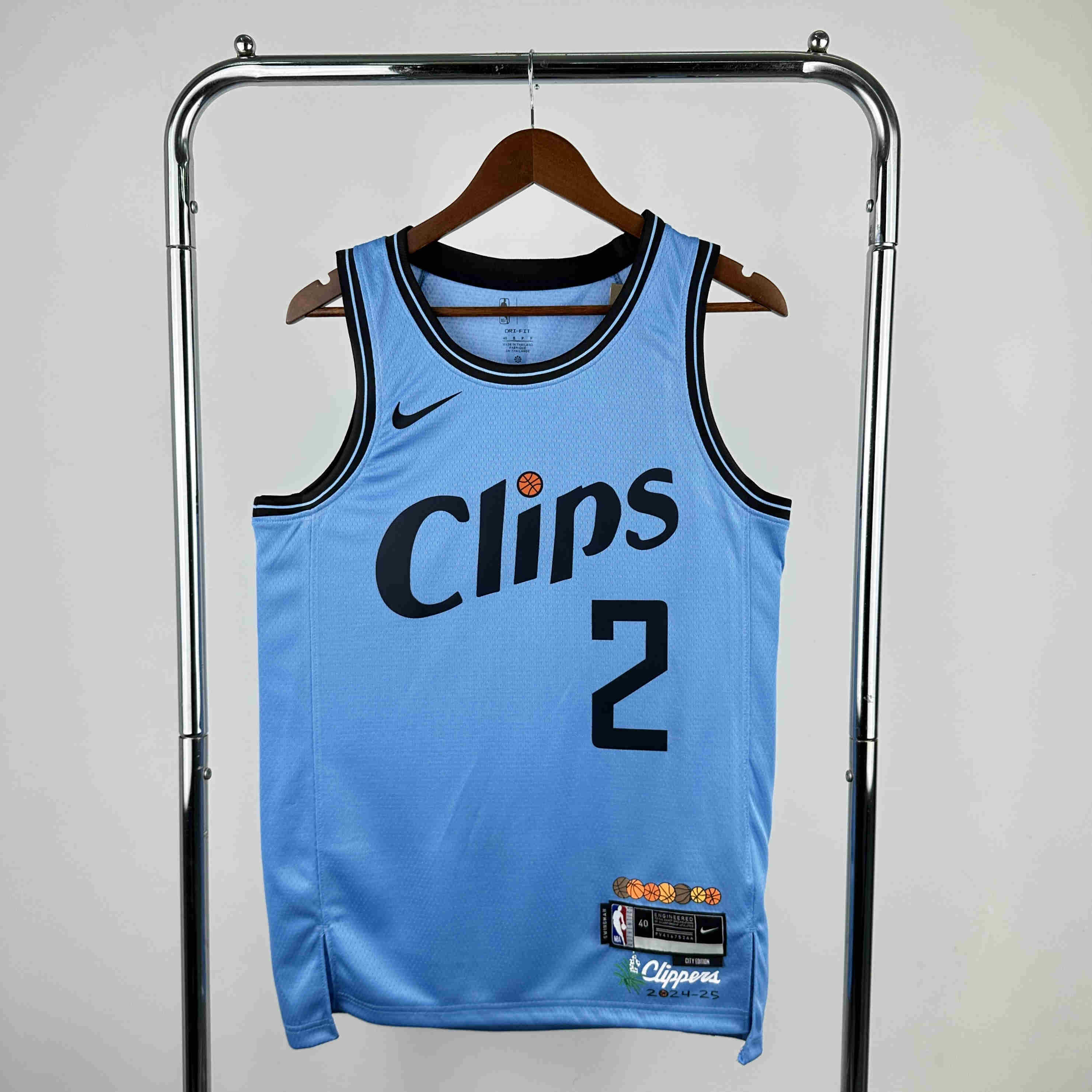 2025 Los Angeles Clippers NBA Jersey NO.2 leonard
