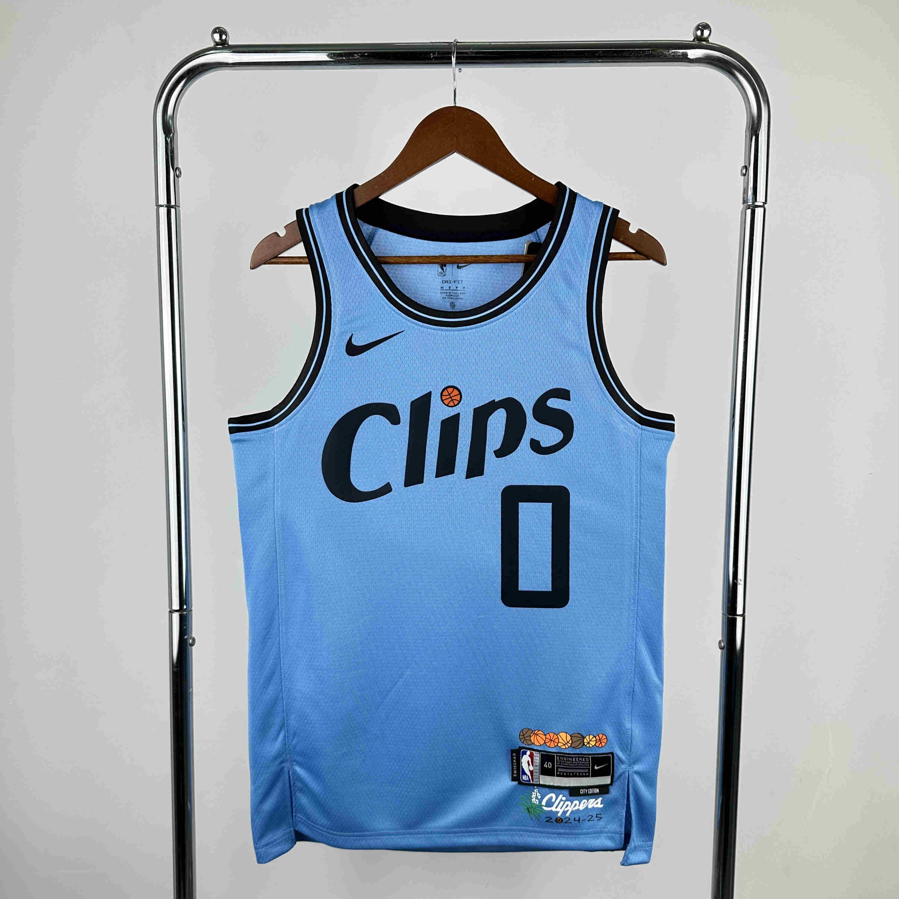 2025 Los Angeles Clippers NBA Jersey NO.0 Russell Westbrook