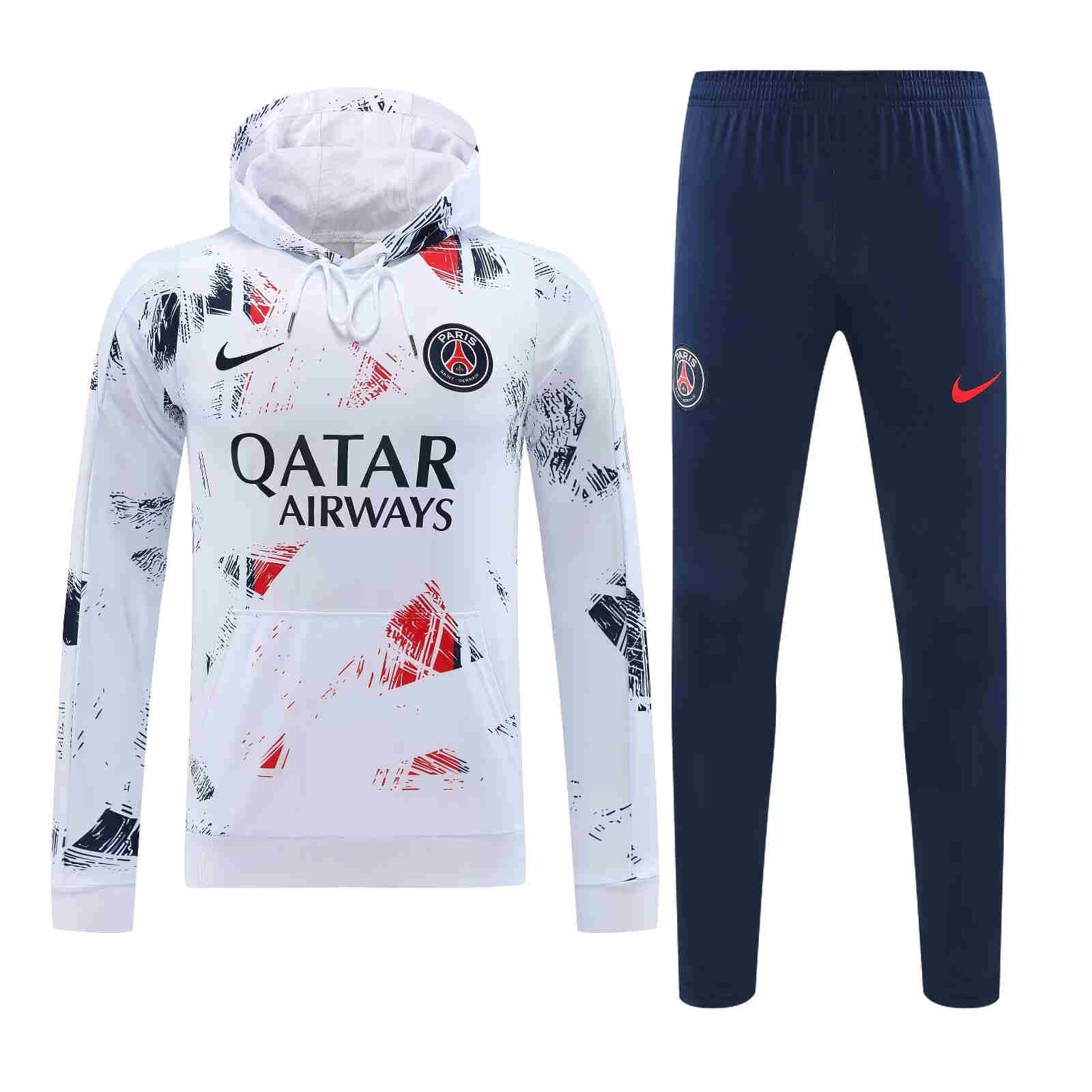 2024-2025 Paris Saint Germain Hooded training suit   psg adult