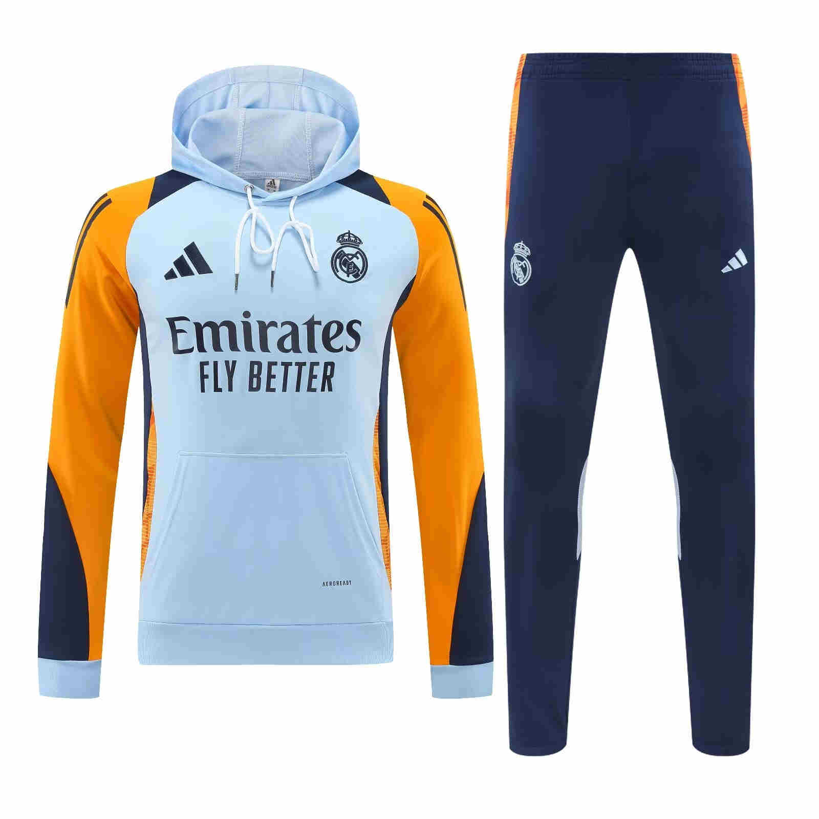 2024-2025  Real Madrid adult  Hooded training suit
