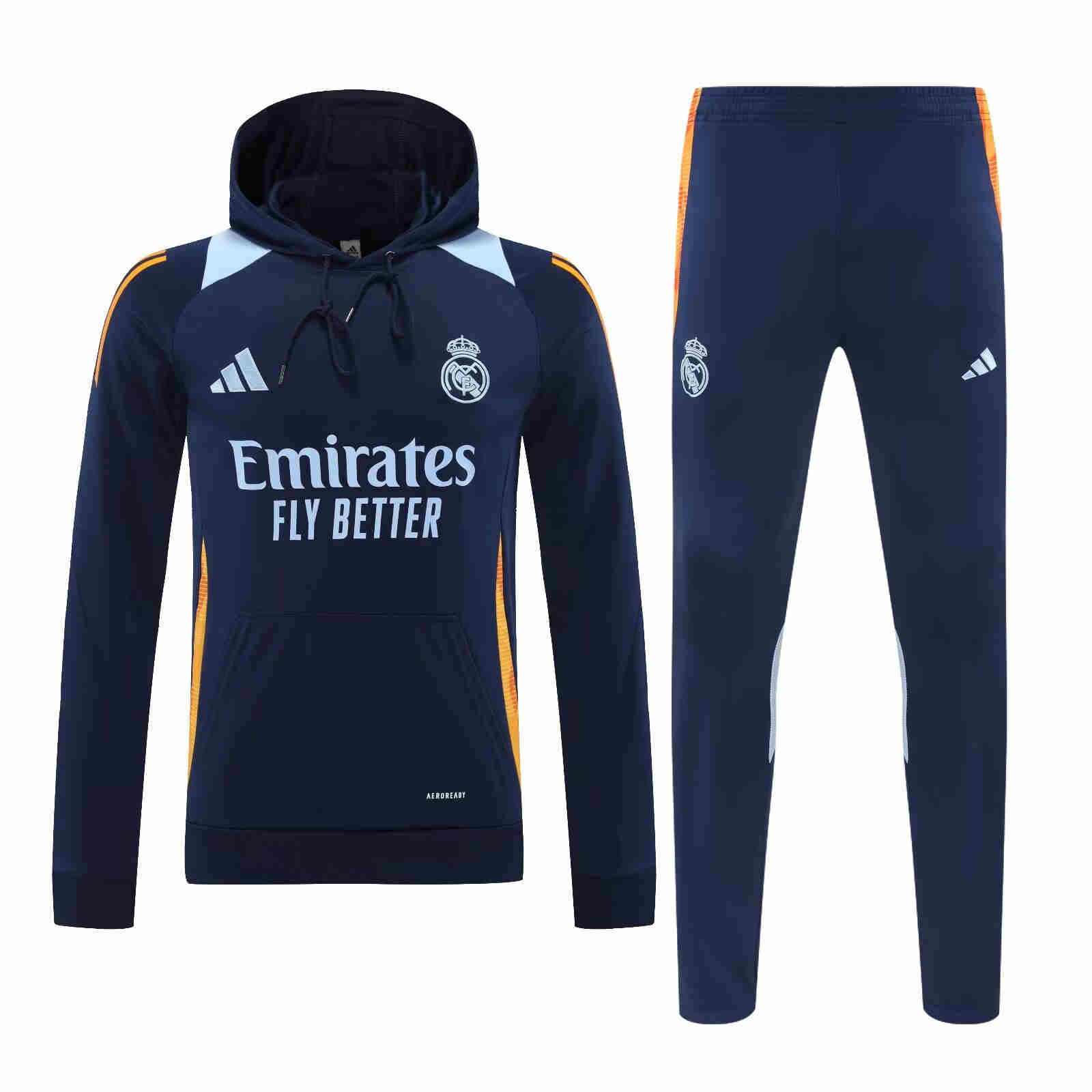 2024-2025  Real Madrid adult  Hooded training suit