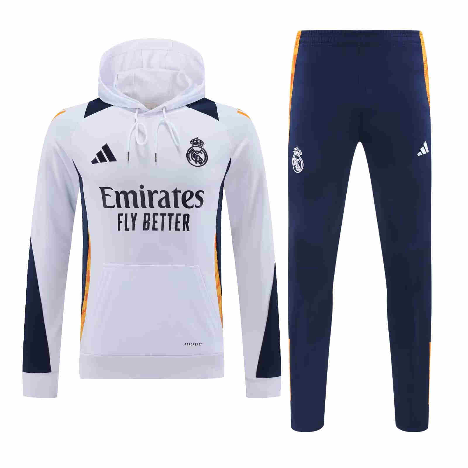 2024-2025  Real Madrid adult  Hooded training suit