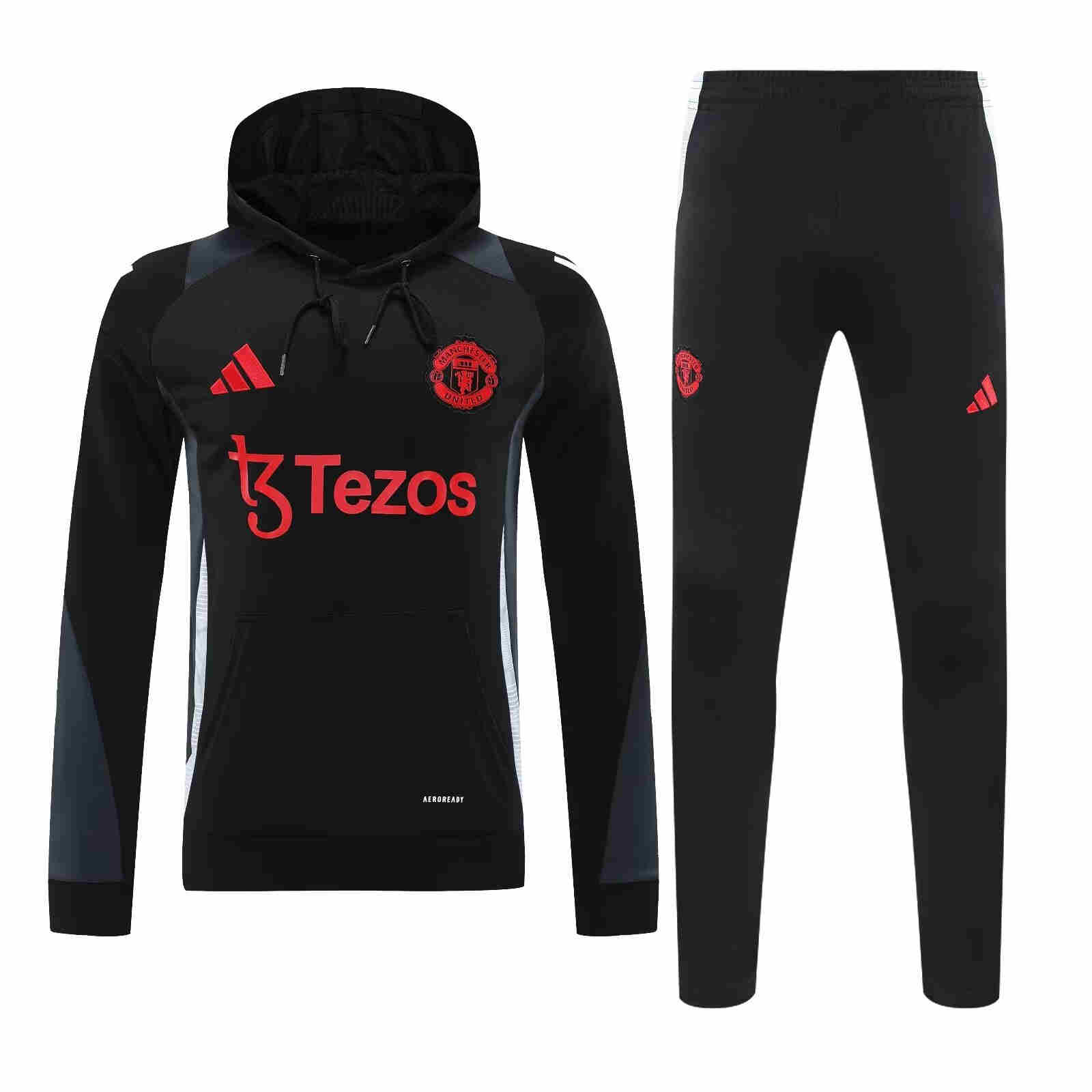 2024-2025 Manchester united  Adult Hooded training suit