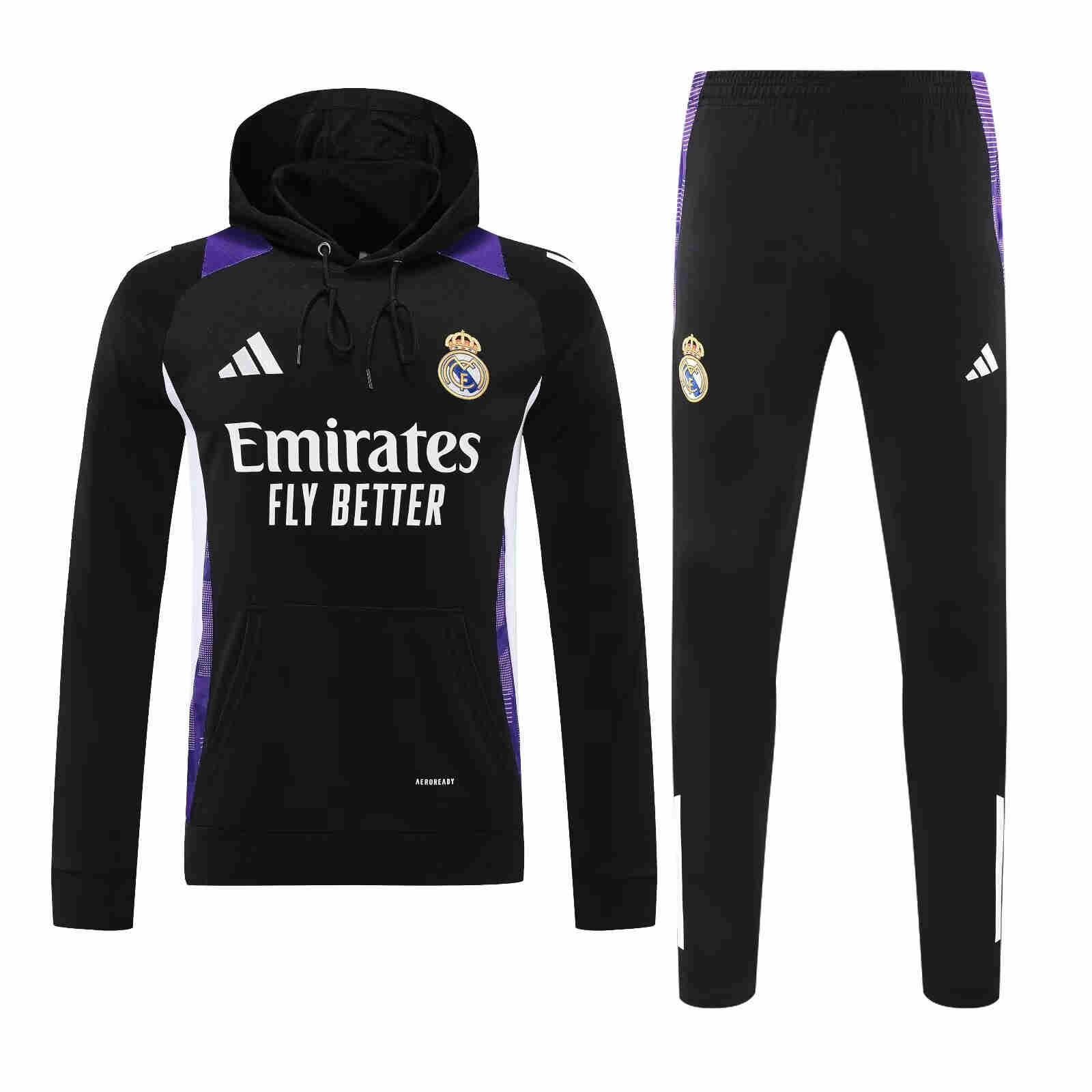 2024-2025  Real Madrid adult  Hooded training suit