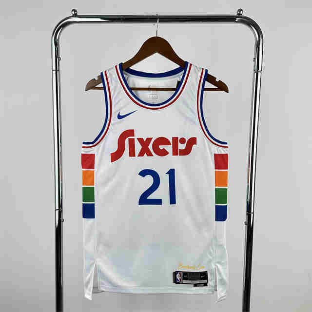 Philadelphia  76ers  NBA Jersey NO. 21