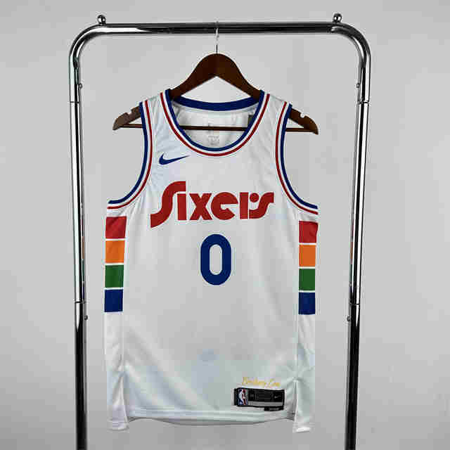 Philadelphia  76ers  NBA Jersey NO. 0